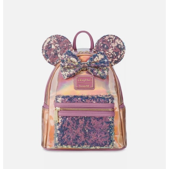 Loungefly Handbags - Minnie Mouse EARidescent Mini Backpack by Loungefly 50th Anniversary